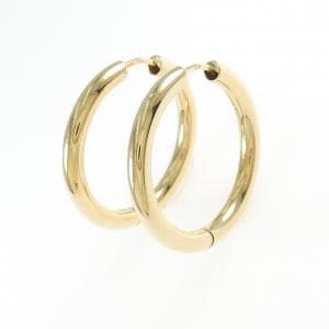 K18YG フープ ピアス