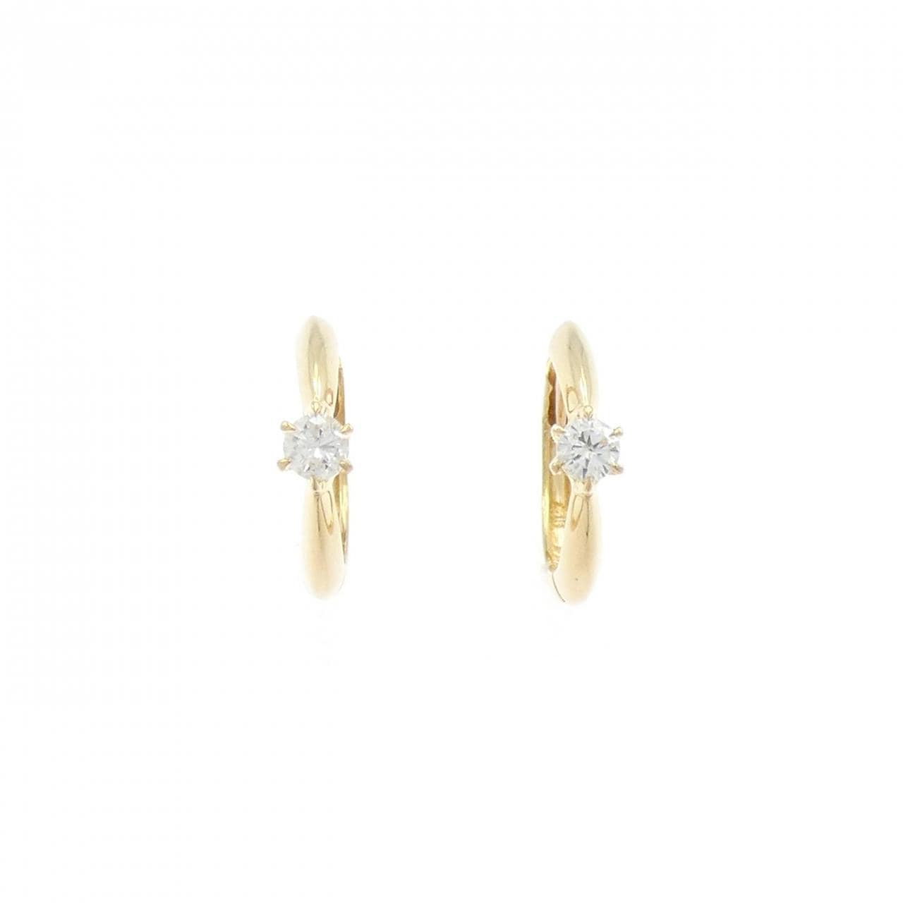 K18YG钻石耳环0.20CT