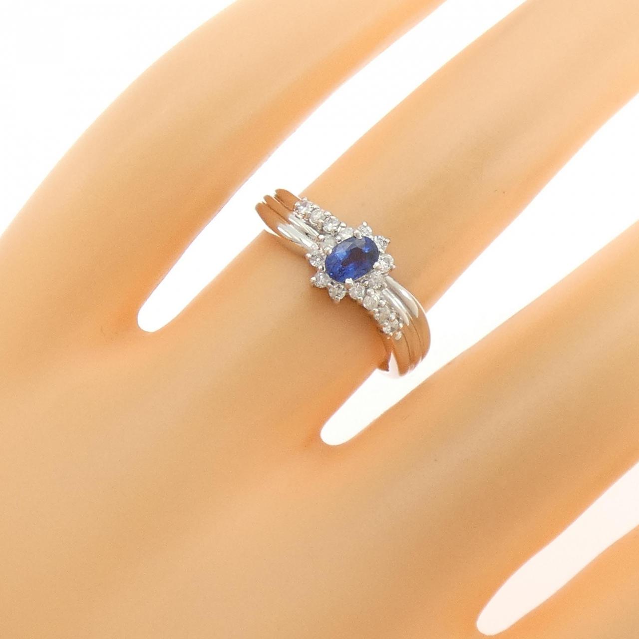 PT900 サファイヤ リング 0.29CT