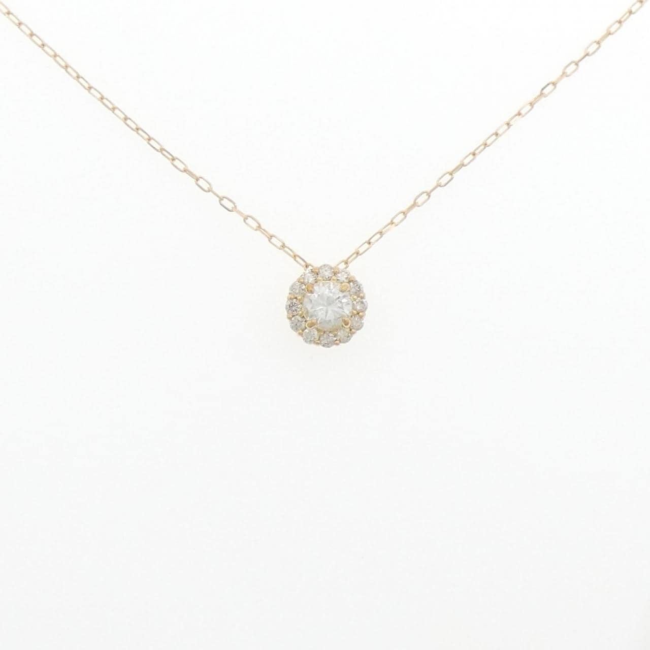 [BRAND NEW] K18YG Diamond Necklace 0.200CT