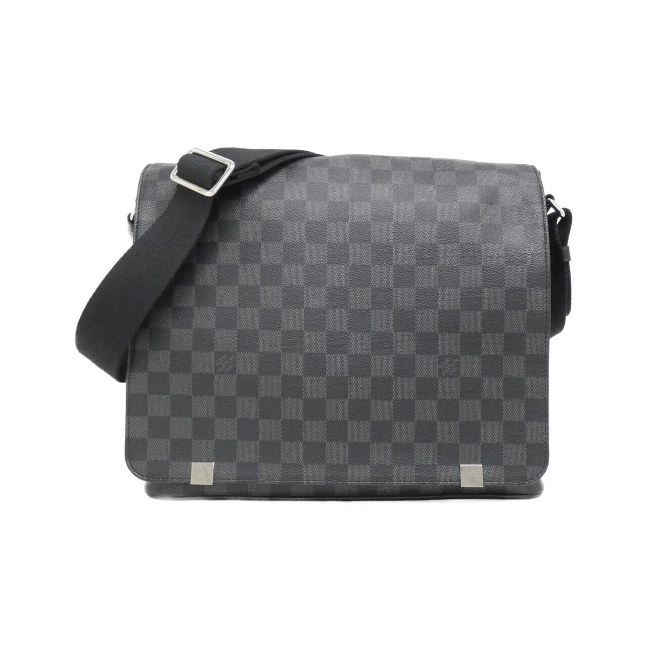 LOUIS VUITTON Damier Graphite District MM N41029 Shoulder Bag