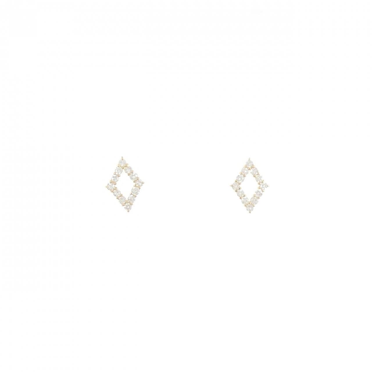 【リメイク】K18YG ダイヤモンド ピアス 0.20CT