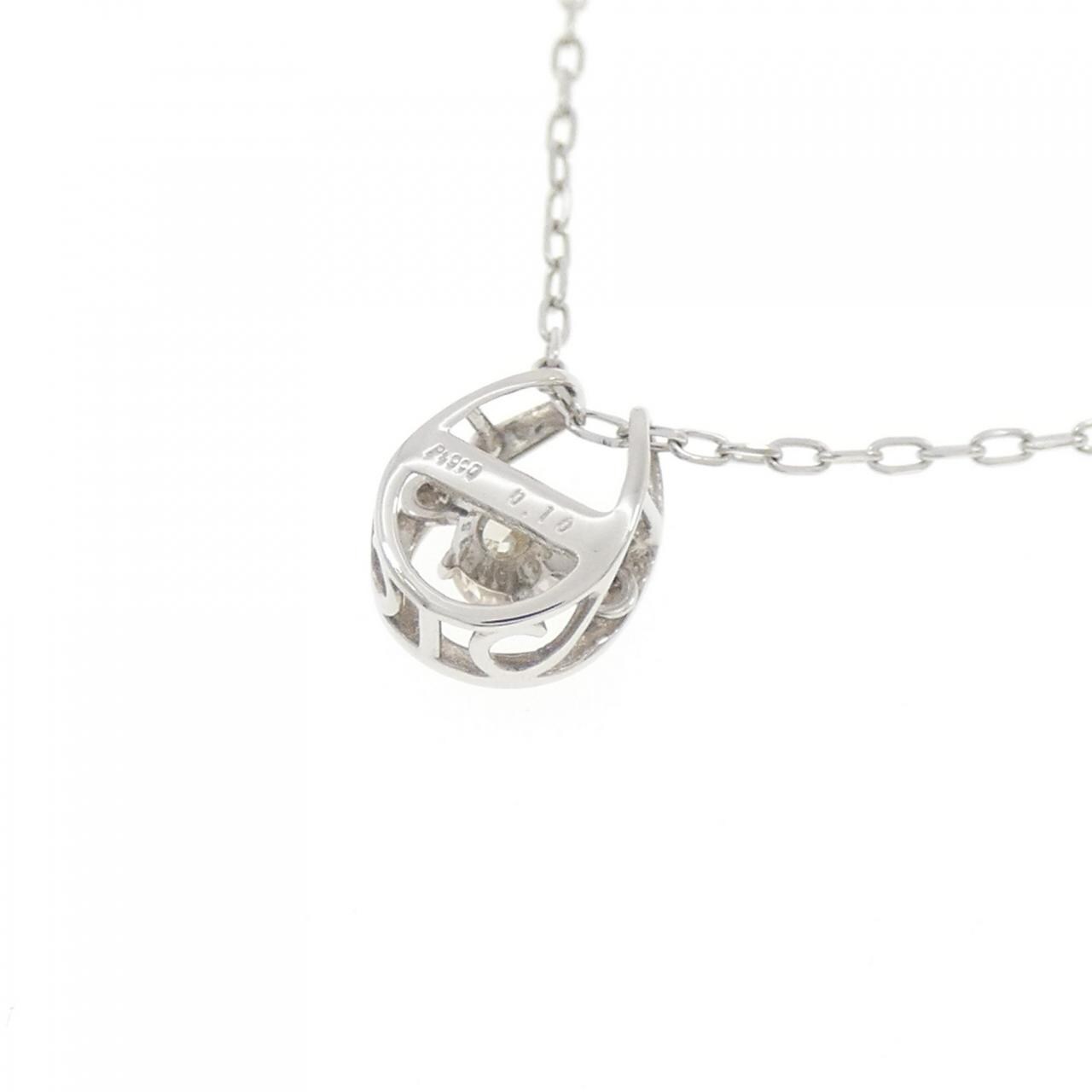 PT900/PT850 ダイヤモンド ネックレス 0.10CT