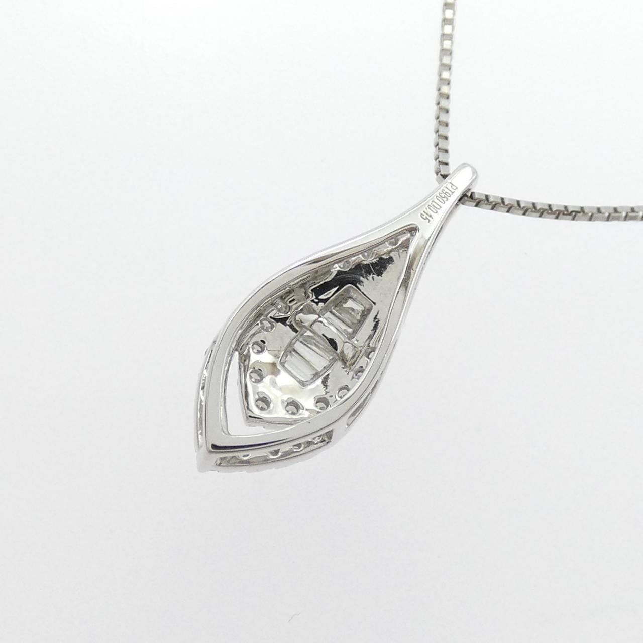 PT950/PT850 ダイヤモンド ネックレス 0.15CT