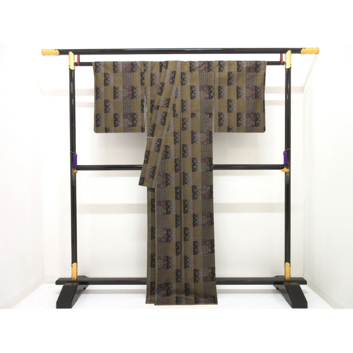 【未使用品】紬【正品奄美Ooshima Tsumugi】附證書，9分