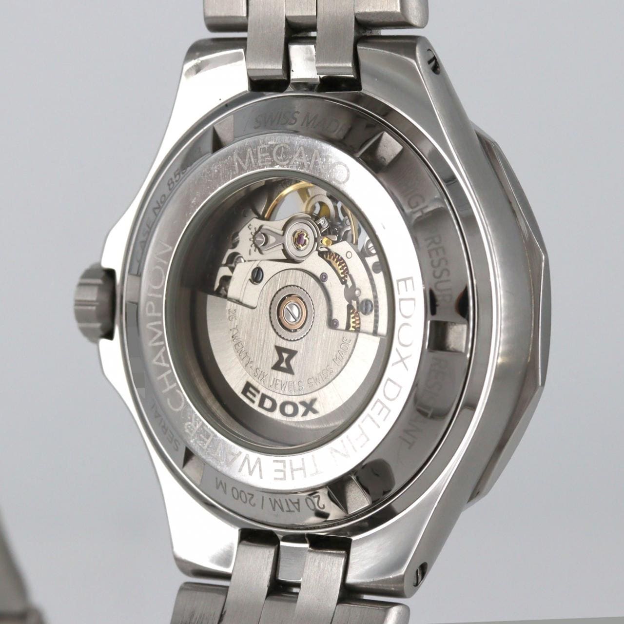 【ノーメンテナンス還元価格】エドックス デルフィンメカノオートマティック 85303-3M-BUIGB SS 自動巻