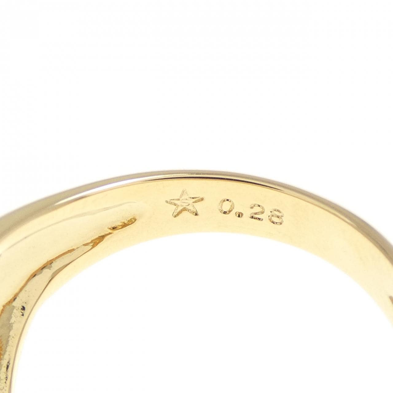 ギンザ タナカ ダイヤモンド リング 0.28CT