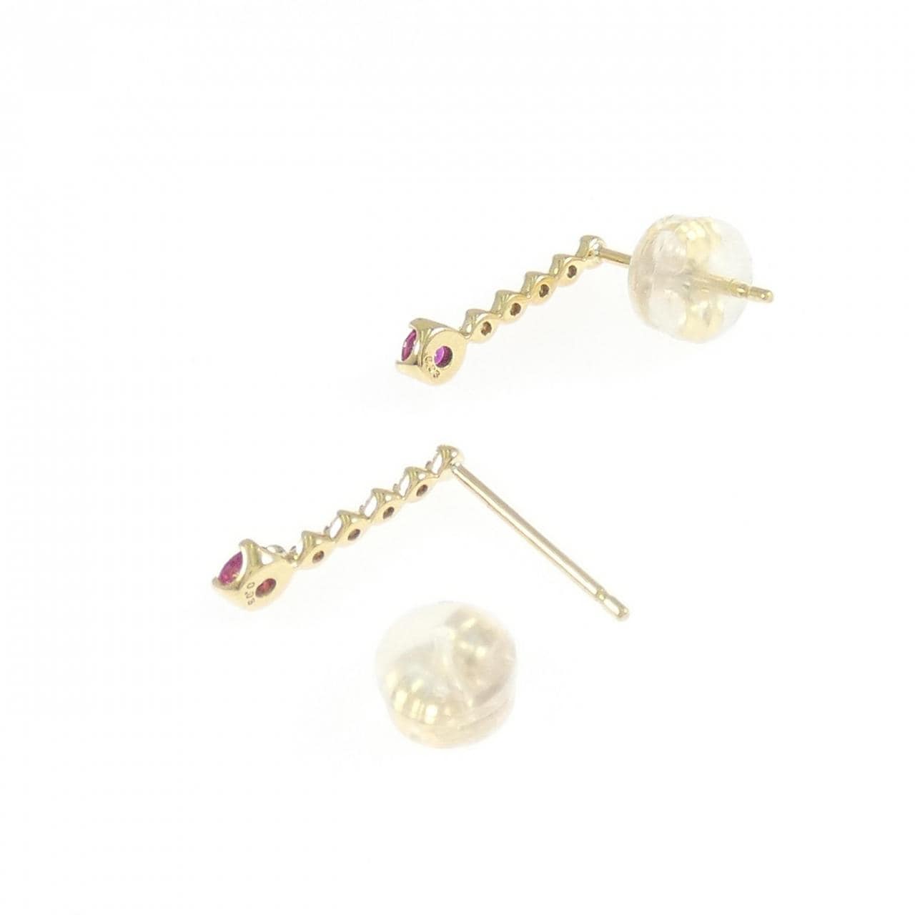 リラ ルビー ピアス