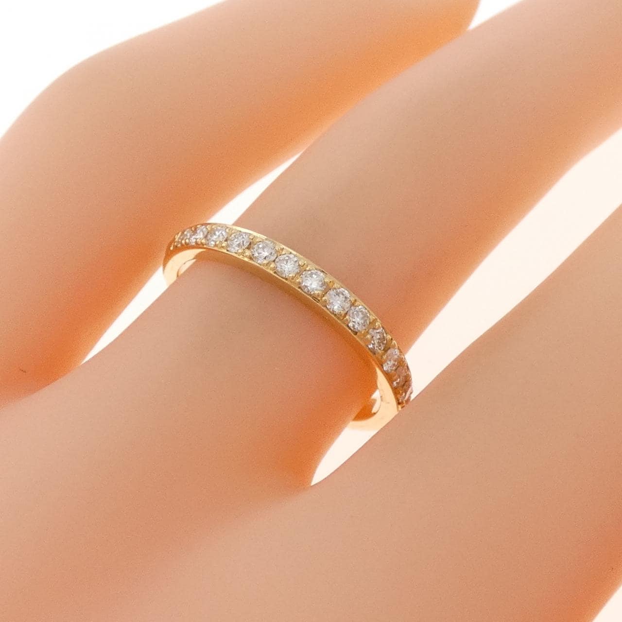 K18YG ダイヤモンド リング 0.28CT