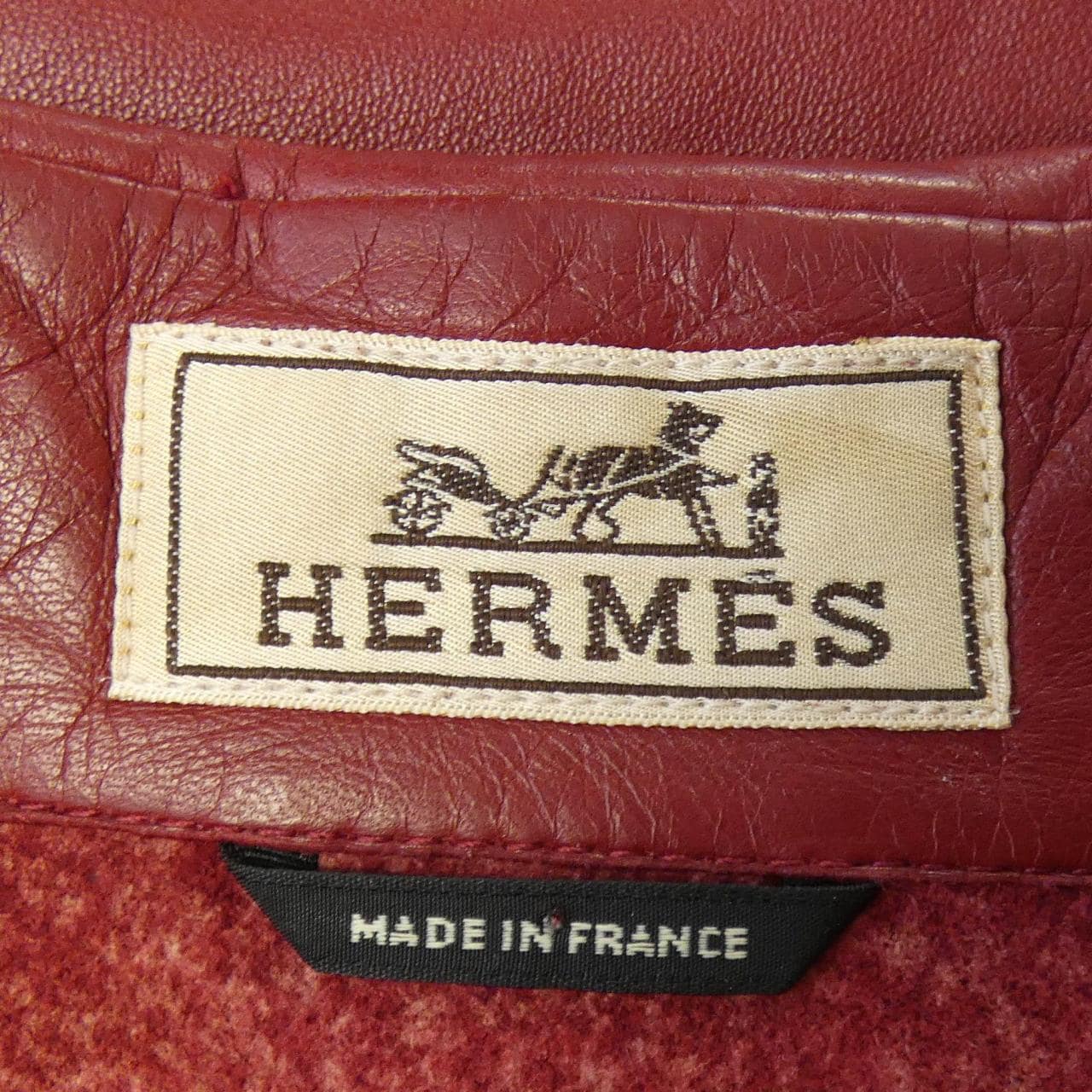 【ヴィンテージ】エルメス HERMES レザージャケット