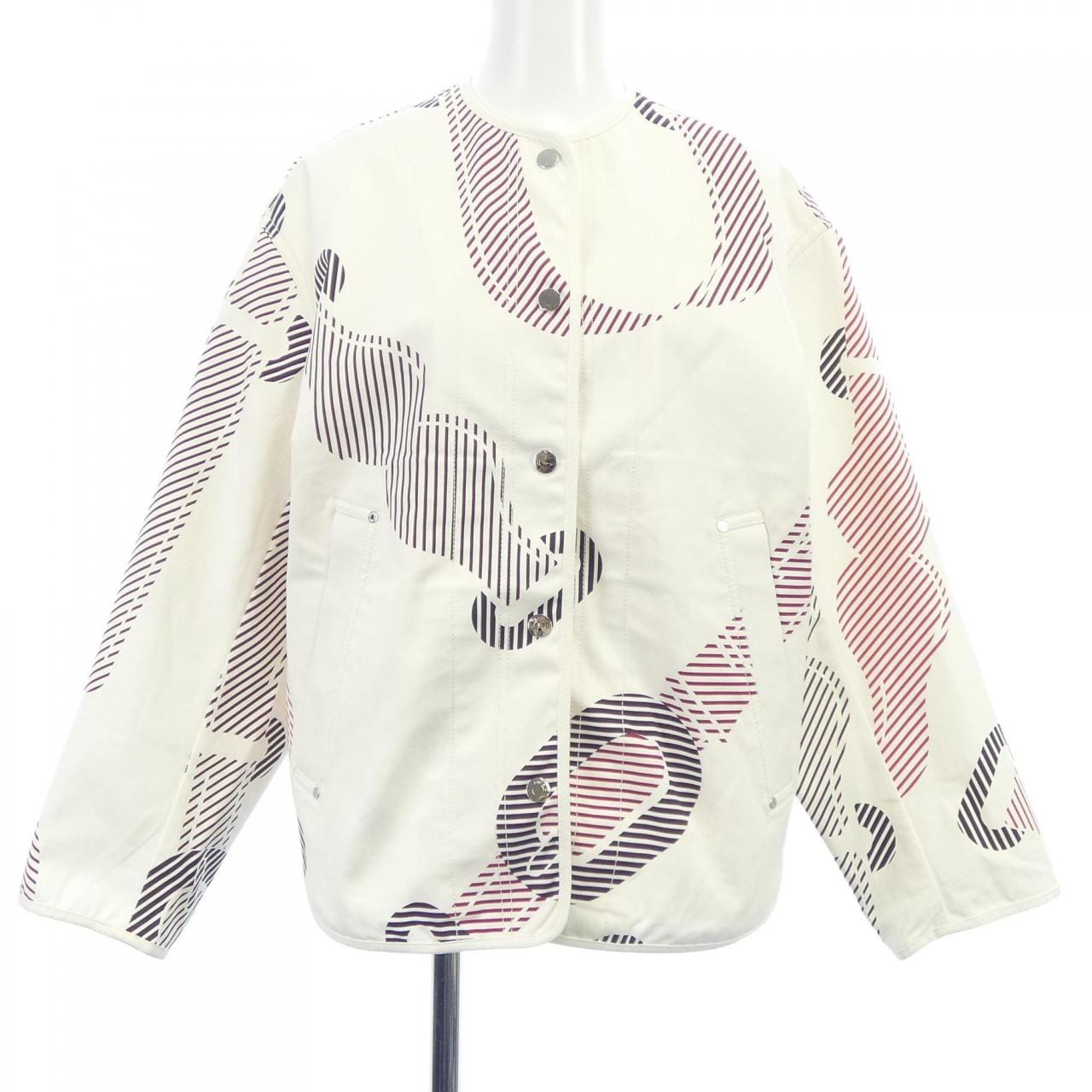 エルメス HERMES COACHING REMIX 5E0173DF ノーカラージャケット