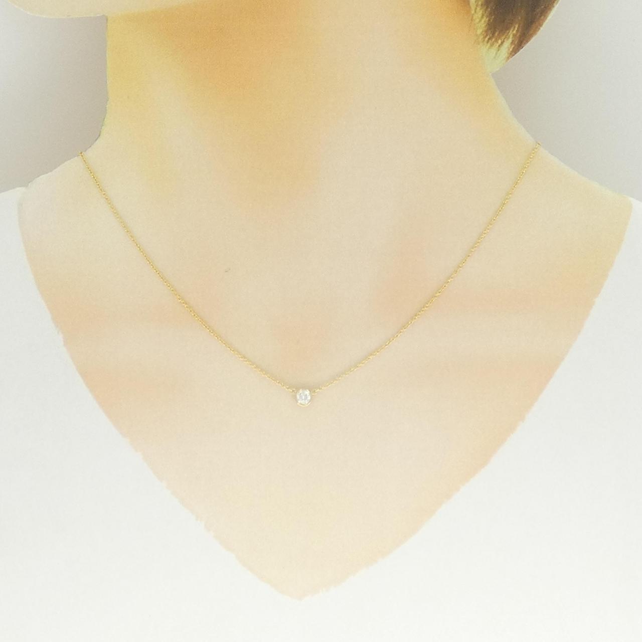 ティファニー バイザヤード ネックレス 0.22CT I VVS2 3EXT