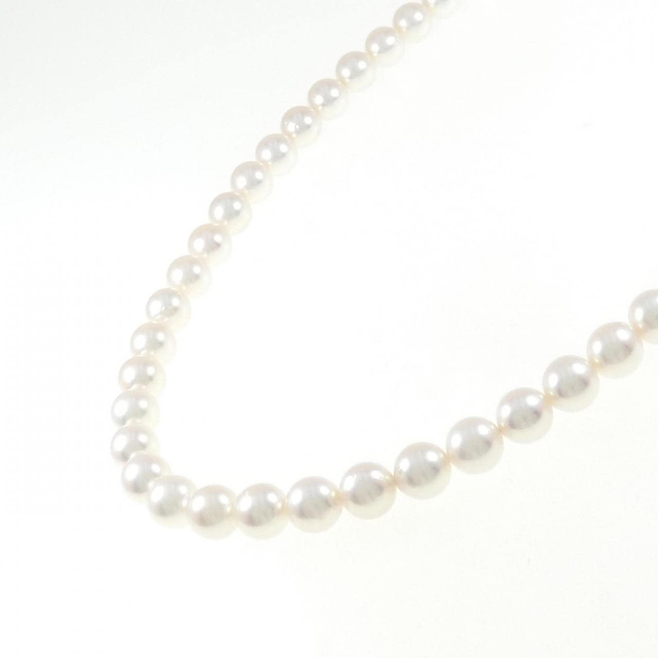 シルバークラスプ アコヤパール ネックレス 7-7.5mm