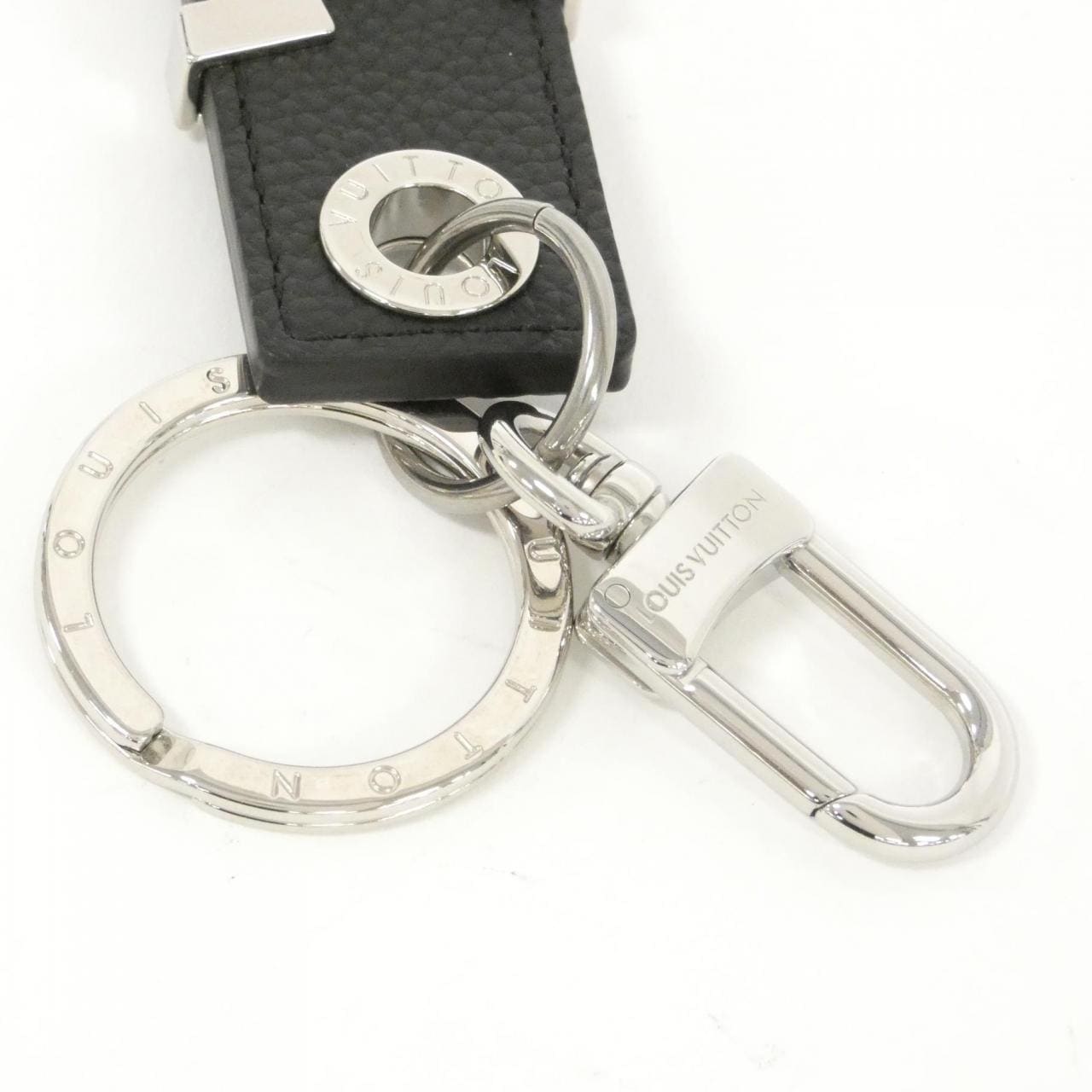 LOUIS VUITTON Taiga Keychain Tab LV Oblique M01473 Qeelin