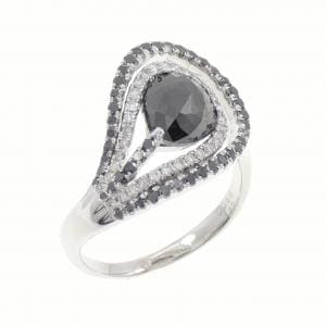 K18WG ダイヤモンド リング 1.49CT