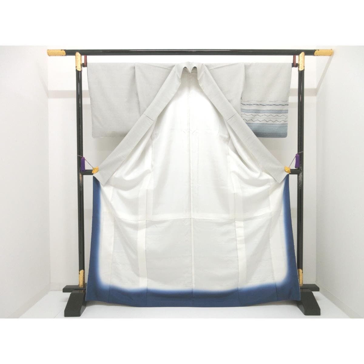 訪問着　証紙付【久米島紬】