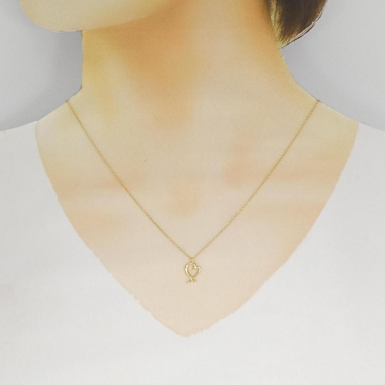 ティファニー ラビングハート ネックレス