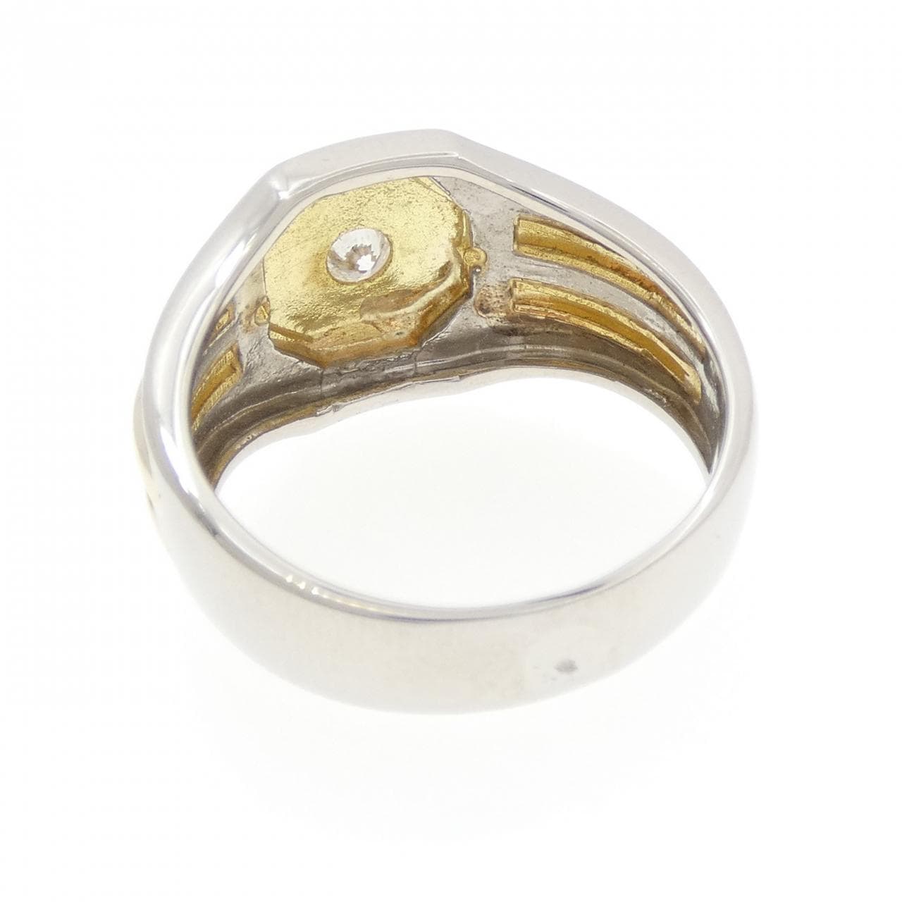 PT900/K18YG ダイヤモンド リング 0.20CT