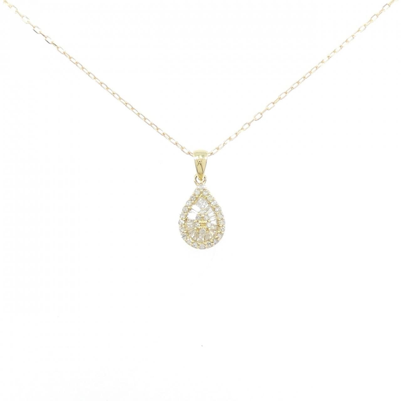 K18YG ダイヤモンド ネックレス 0.20CT