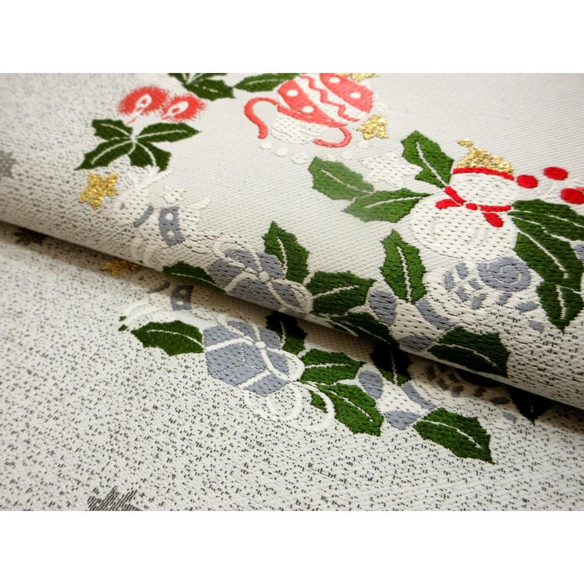 【新品】名古屋帯　クリスマス