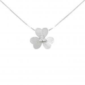 K18WG ダイヤモンド ネックレス 0.1CT