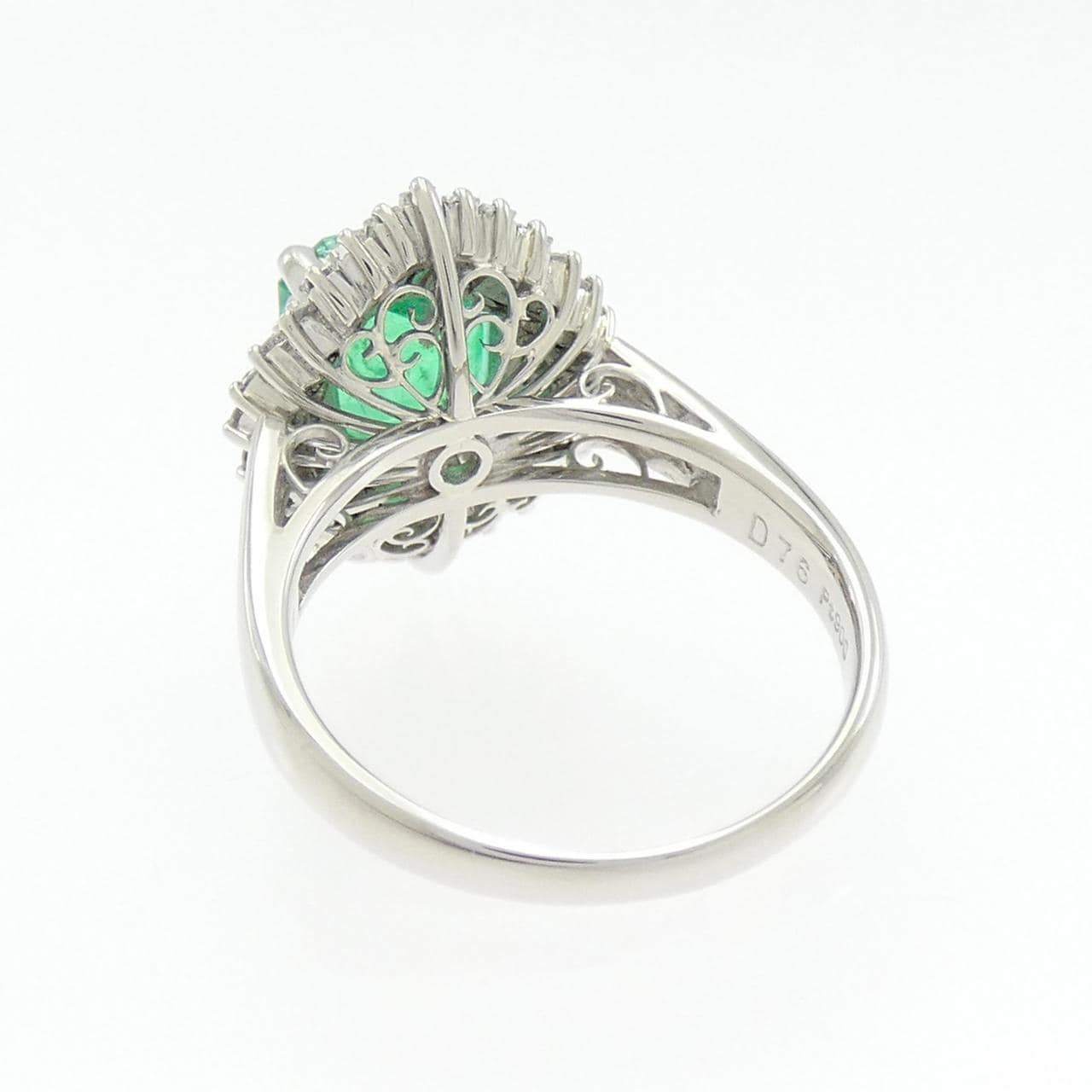 PT900 エメラルド リング 2.12CT