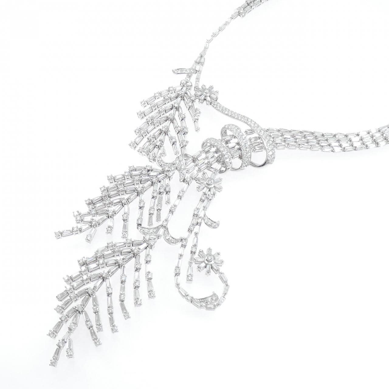 18KWG ダイヤモンド ネックレス 15.94CT