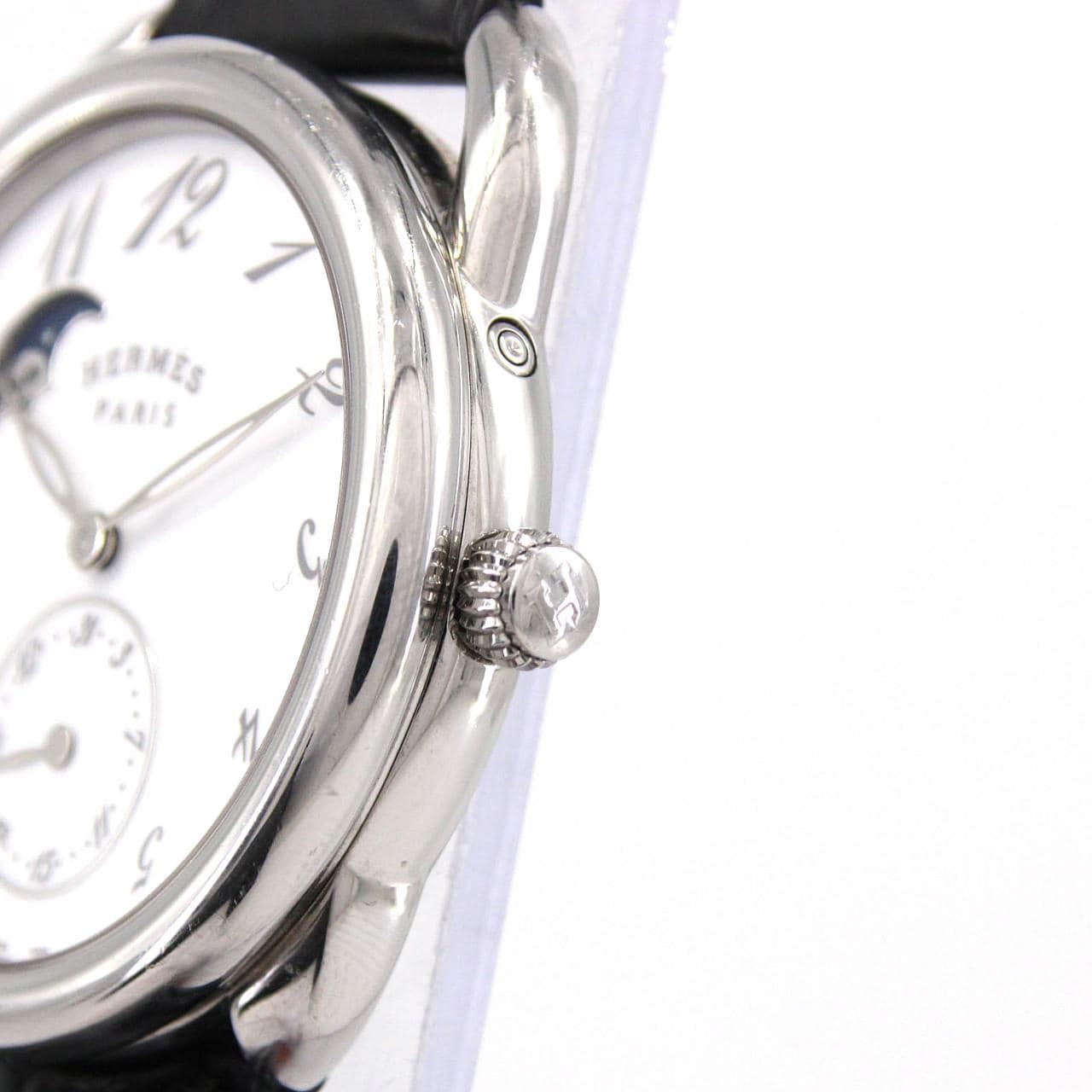 【ノーメンテナンス還元価格】エルメス アルソープティットリュエンヌ　ムーンフェイズ AR7M.510 SS 自動巻