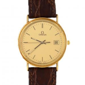 オメガ ラウンドケース YG YG クォーツ