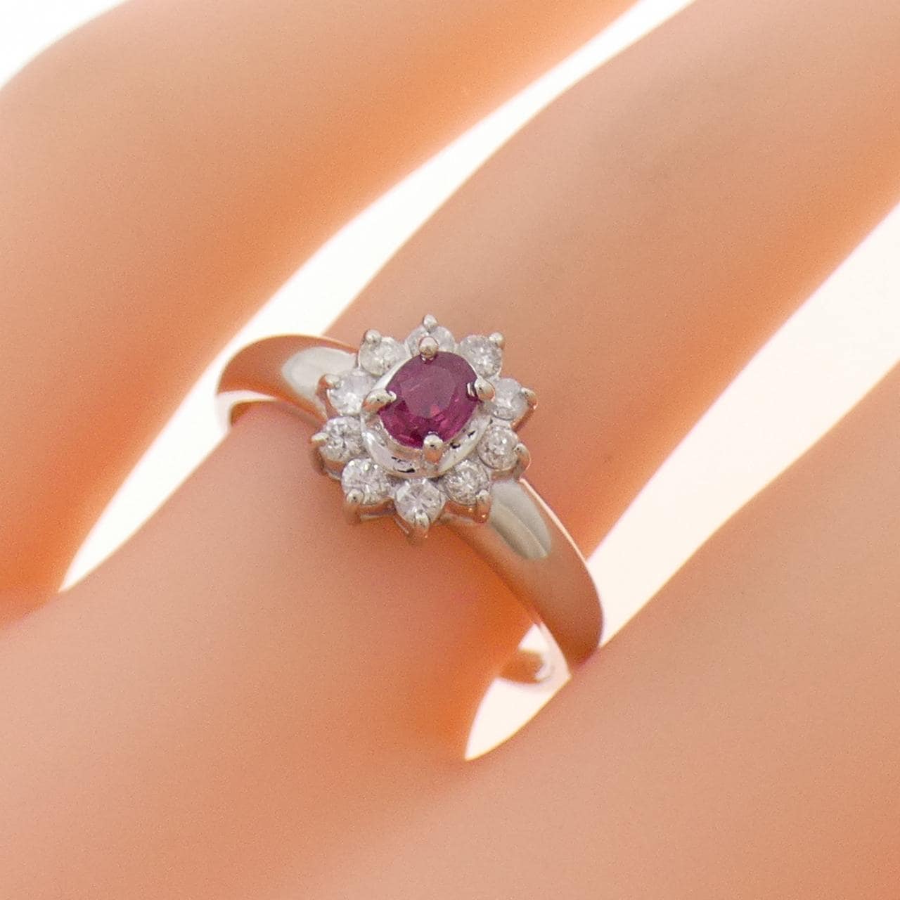 PT900 ルビー リング