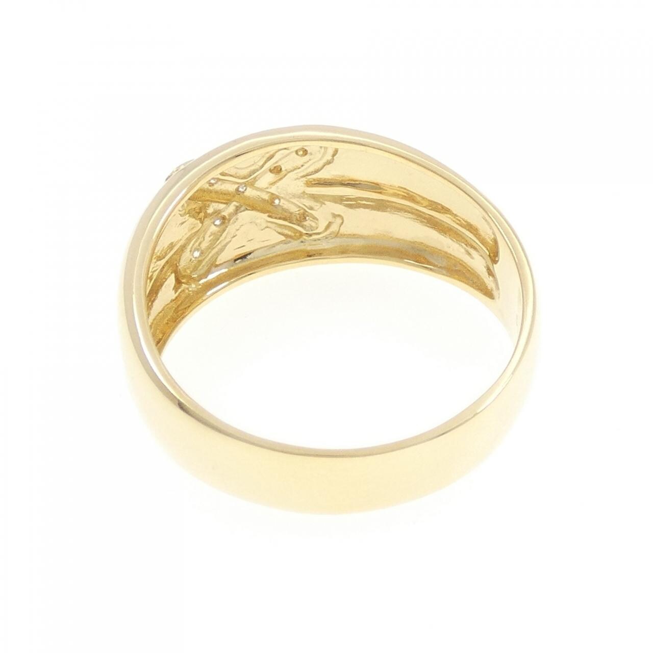【新品】K18YG ダイヤモンド リング 0.09CT