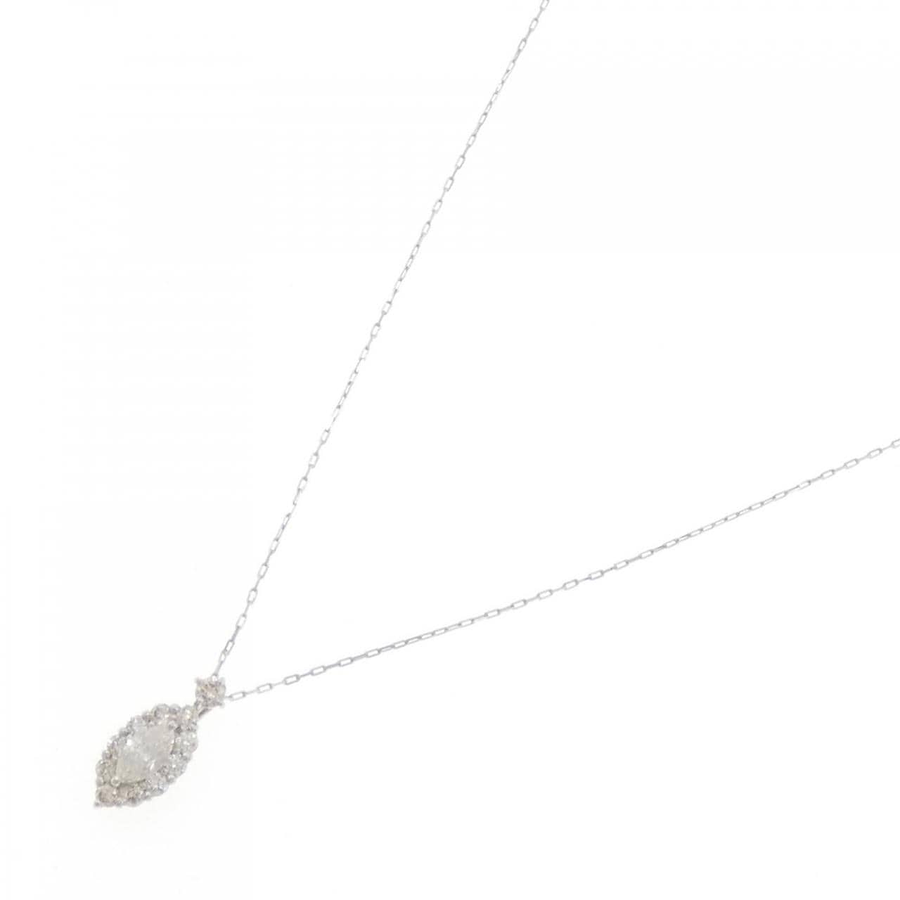 【新品】PT900/PT850 ダイヤモンド ネックレス 0.20CT