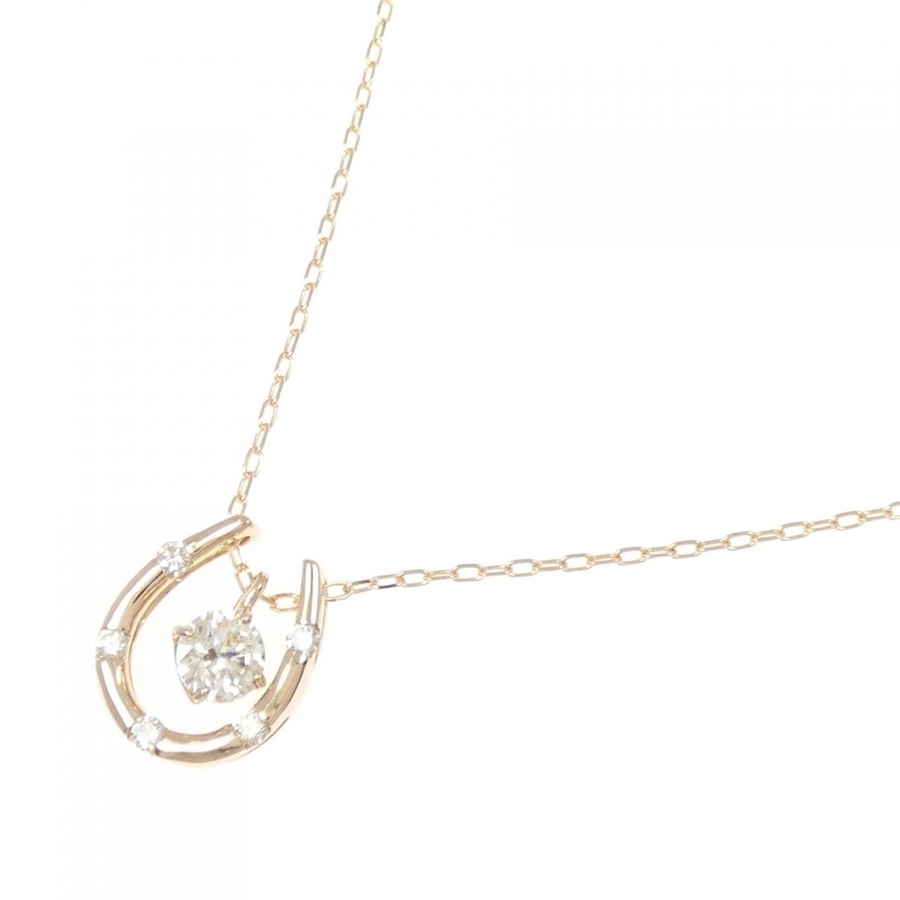 K18PG ダイヤモンド ネックレス 0.32CT