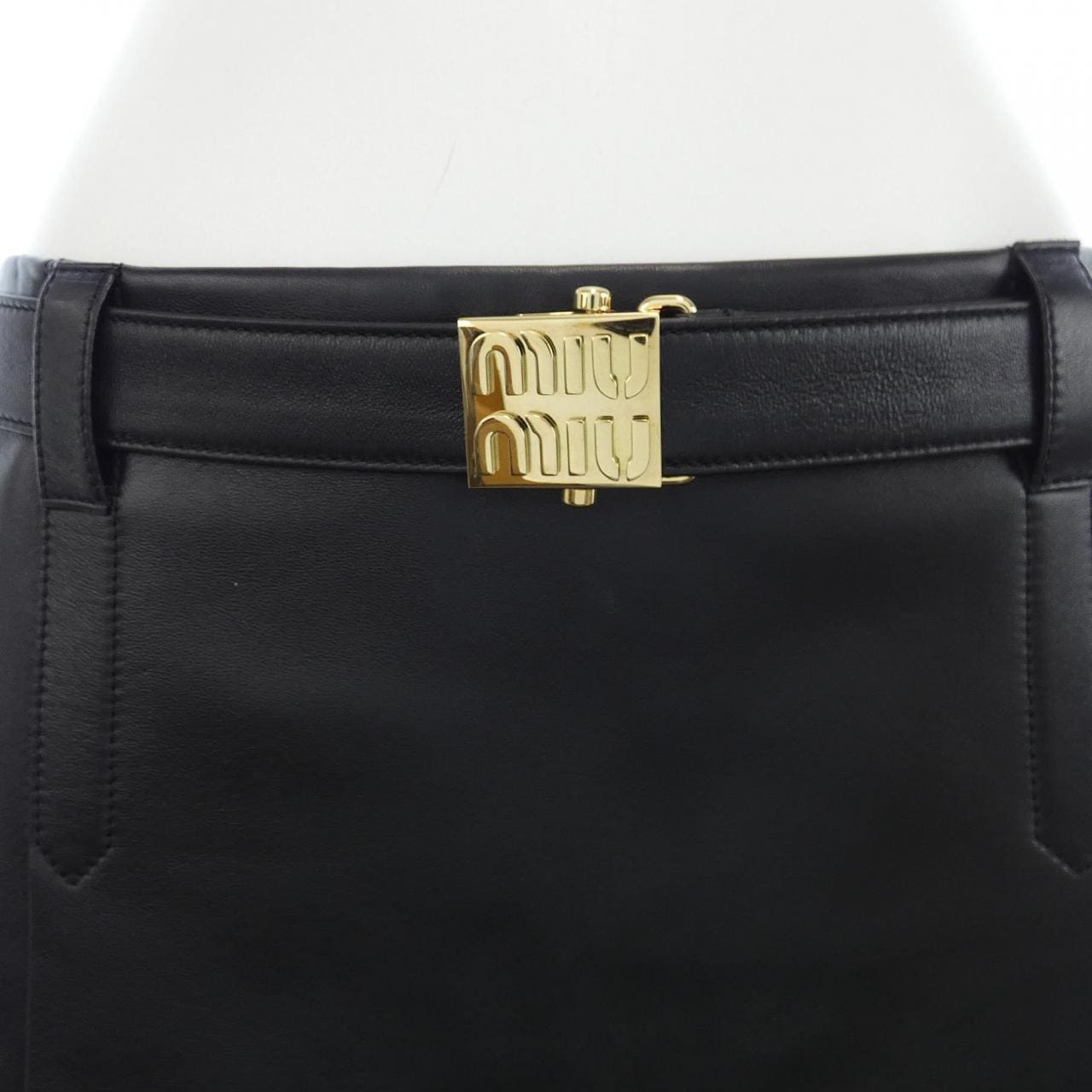 ミュウミュウ MIU MIU MIUMIU ロゴ MPD757 SOOO 1395 スカート