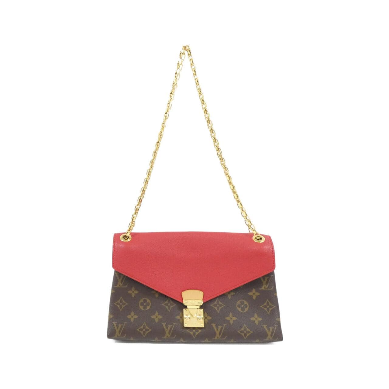 LOUIS VUITTON Monogram Pallas Chain M41201 Shoulder Bag