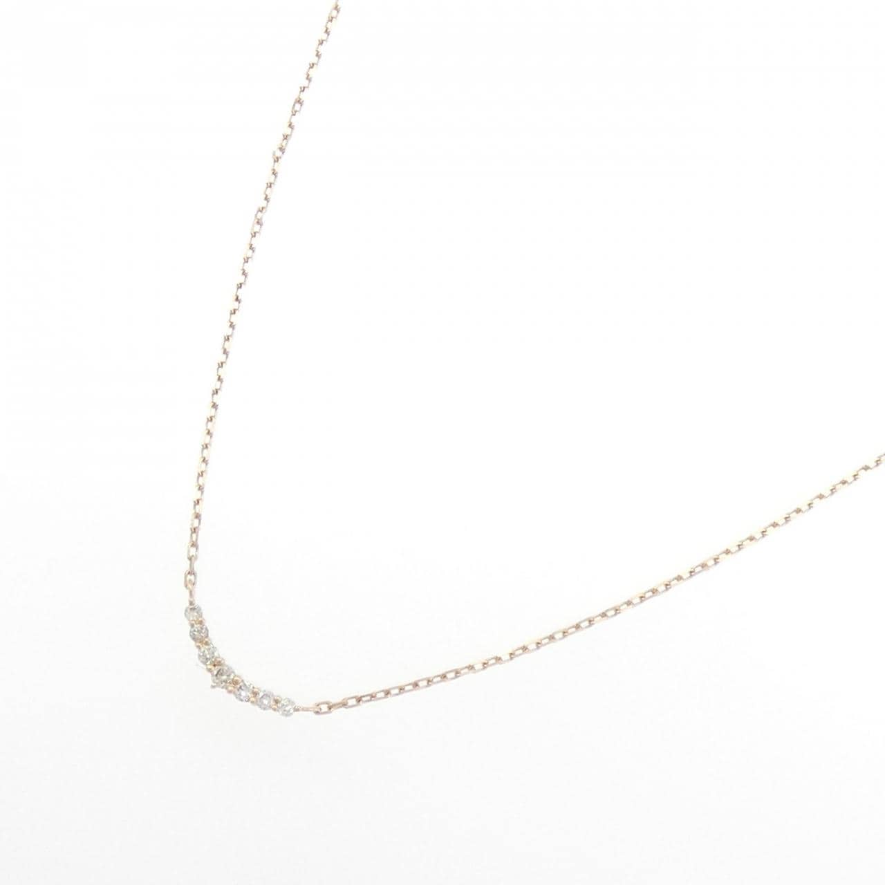 アガット ダイヤモンド ネックレス 0.05CT