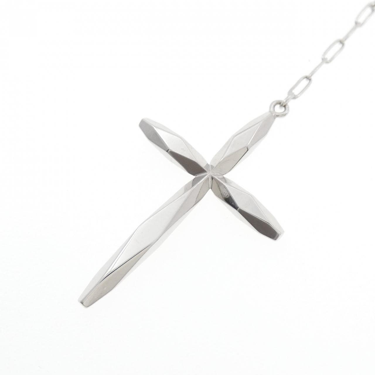 ルジアダ K18WG クロス ネックレス