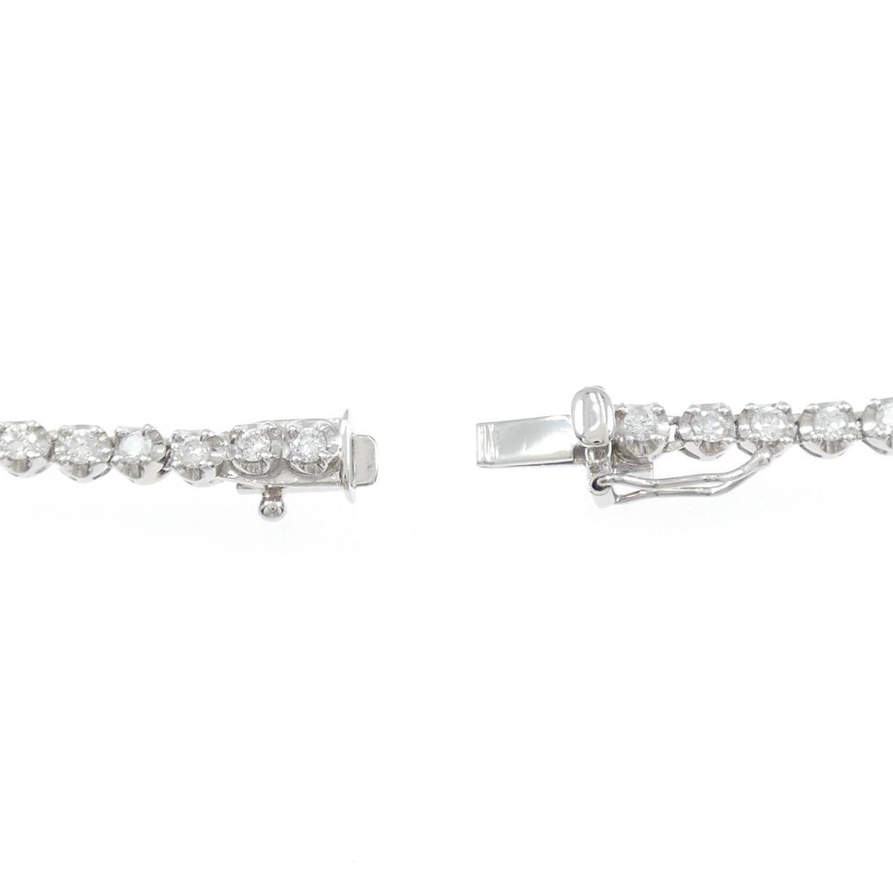 PT900/PT850 ダイヤモンド ネックレス 4.00CT