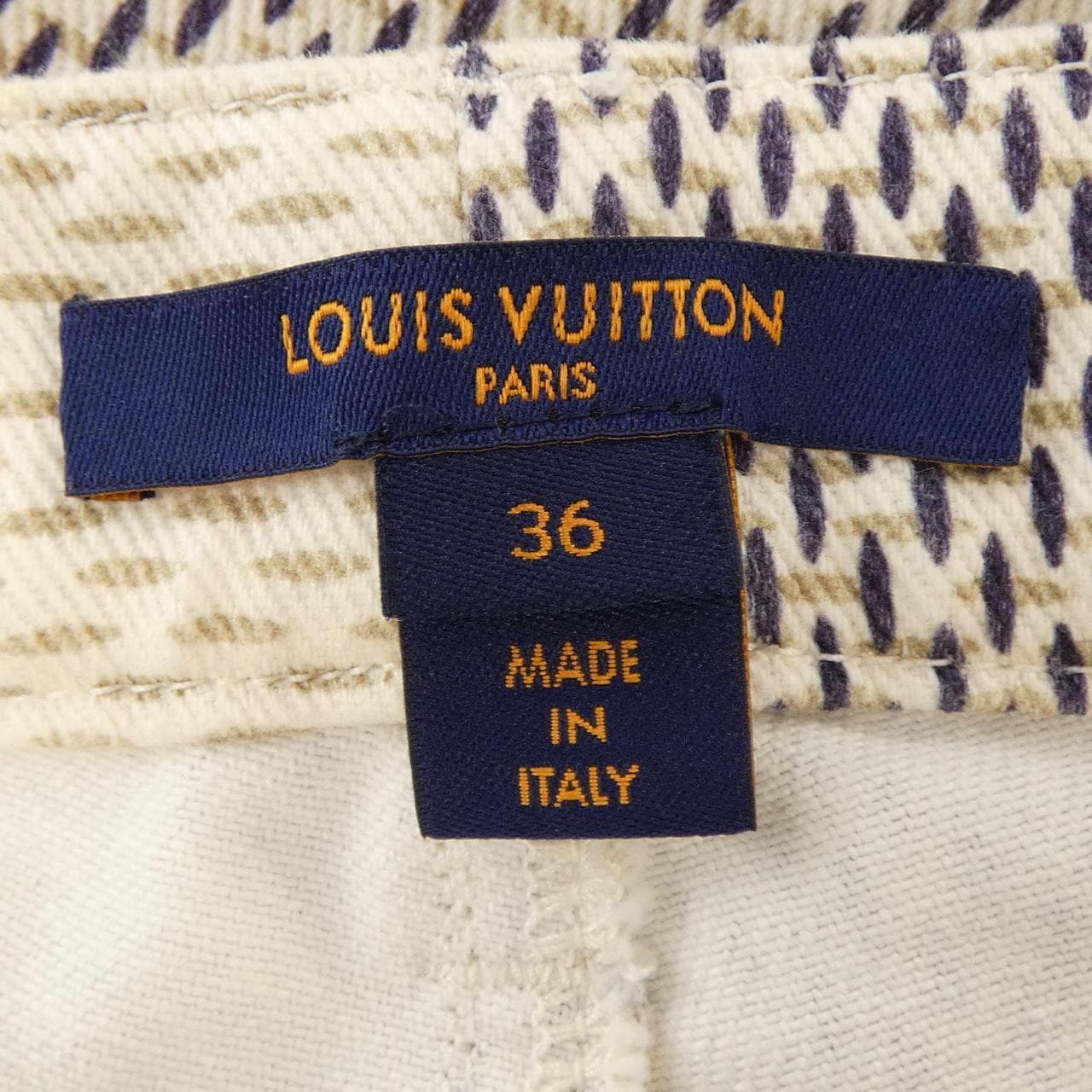 ルイヴィトン LOUIS VUITTON ダミエアズールミッドライズジーンズ FMPA51KE3 ジーンズ