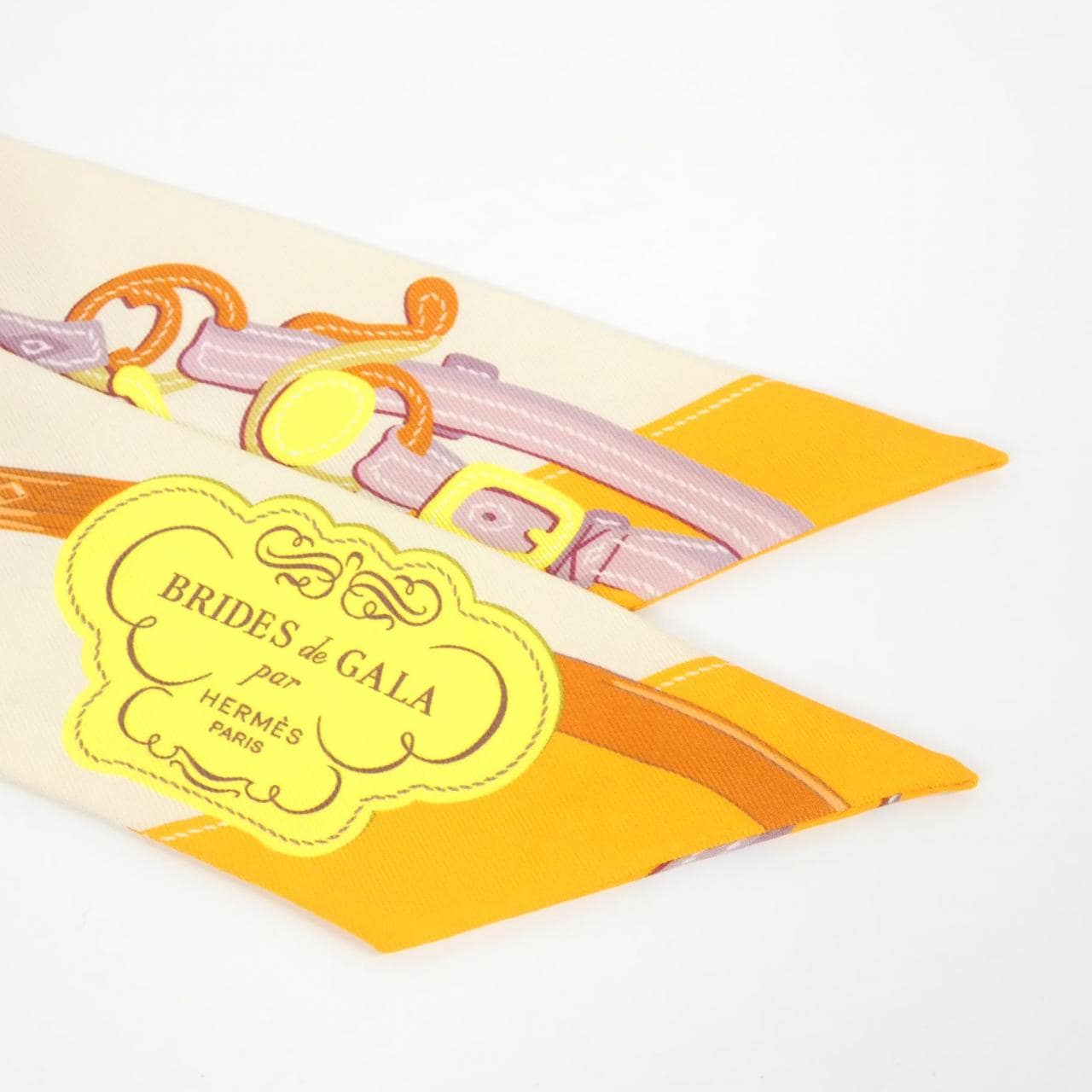 エルメス BRIDES DE GALA APPLIQUE ツイリー 063940S スカーフ