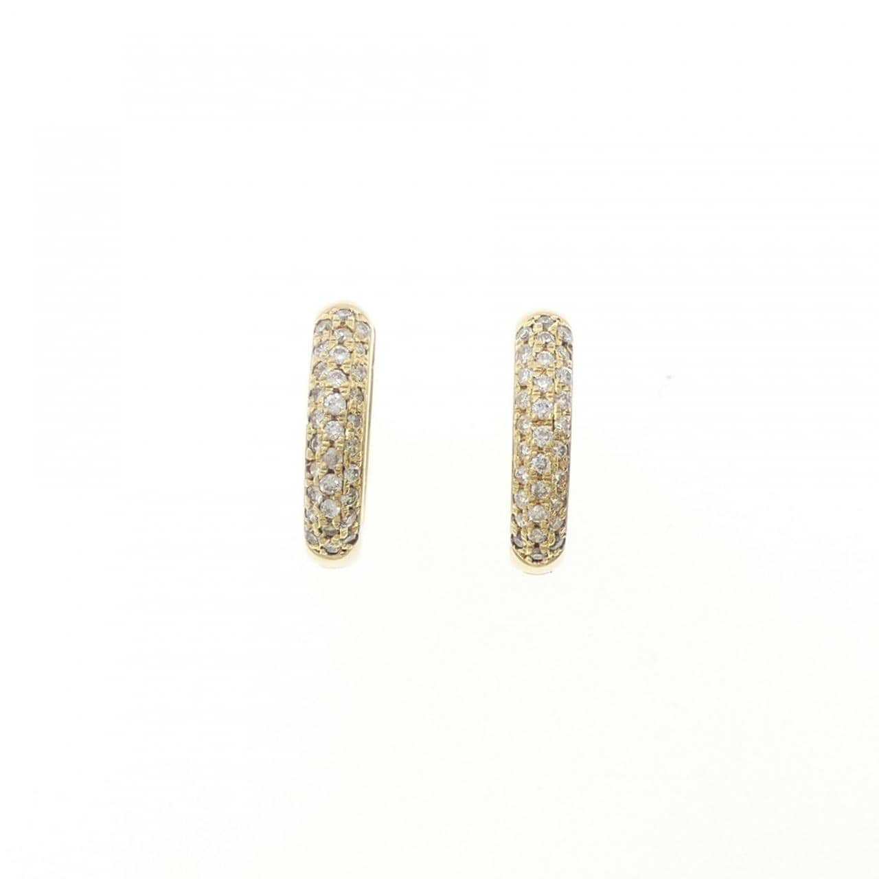 K18YG ダイヤモンド ピアス 0.64CT