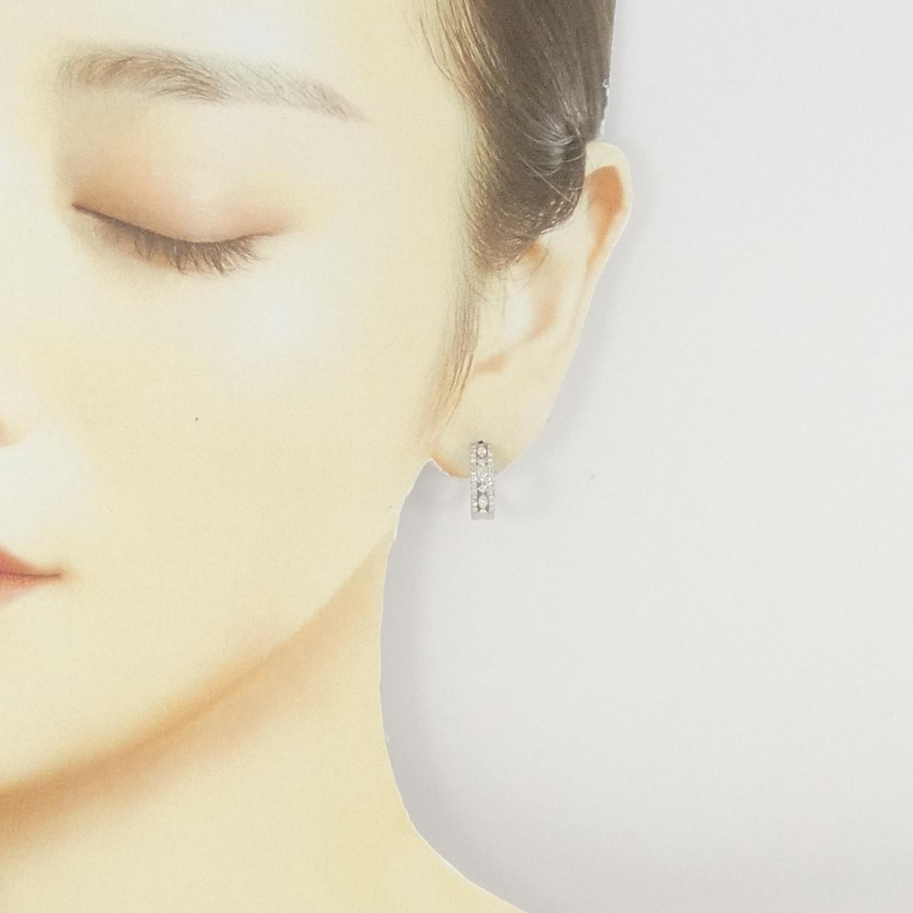 【新品】PT900 ダイヤモンド ピアス 0.50CT