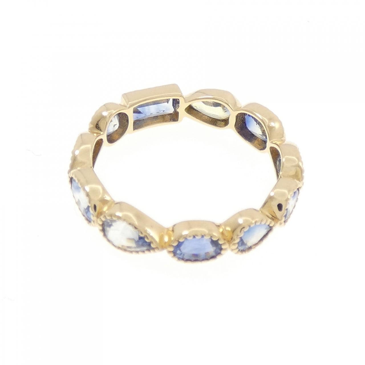 【新品】K18YG サファイヤ リング 2.62CT
