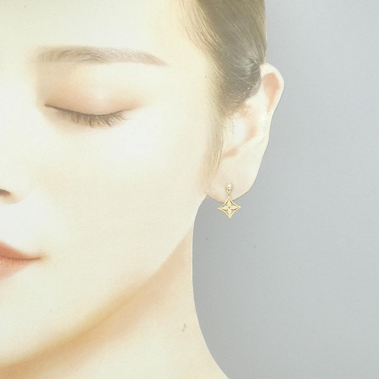 ルイヴィトン ピュス モノグラム イディール ピアス 片耳