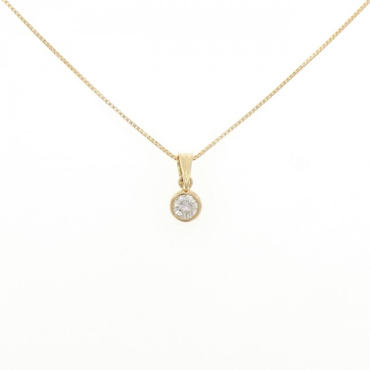 K18YG ダイヤモンド ネックレス 0.217CT