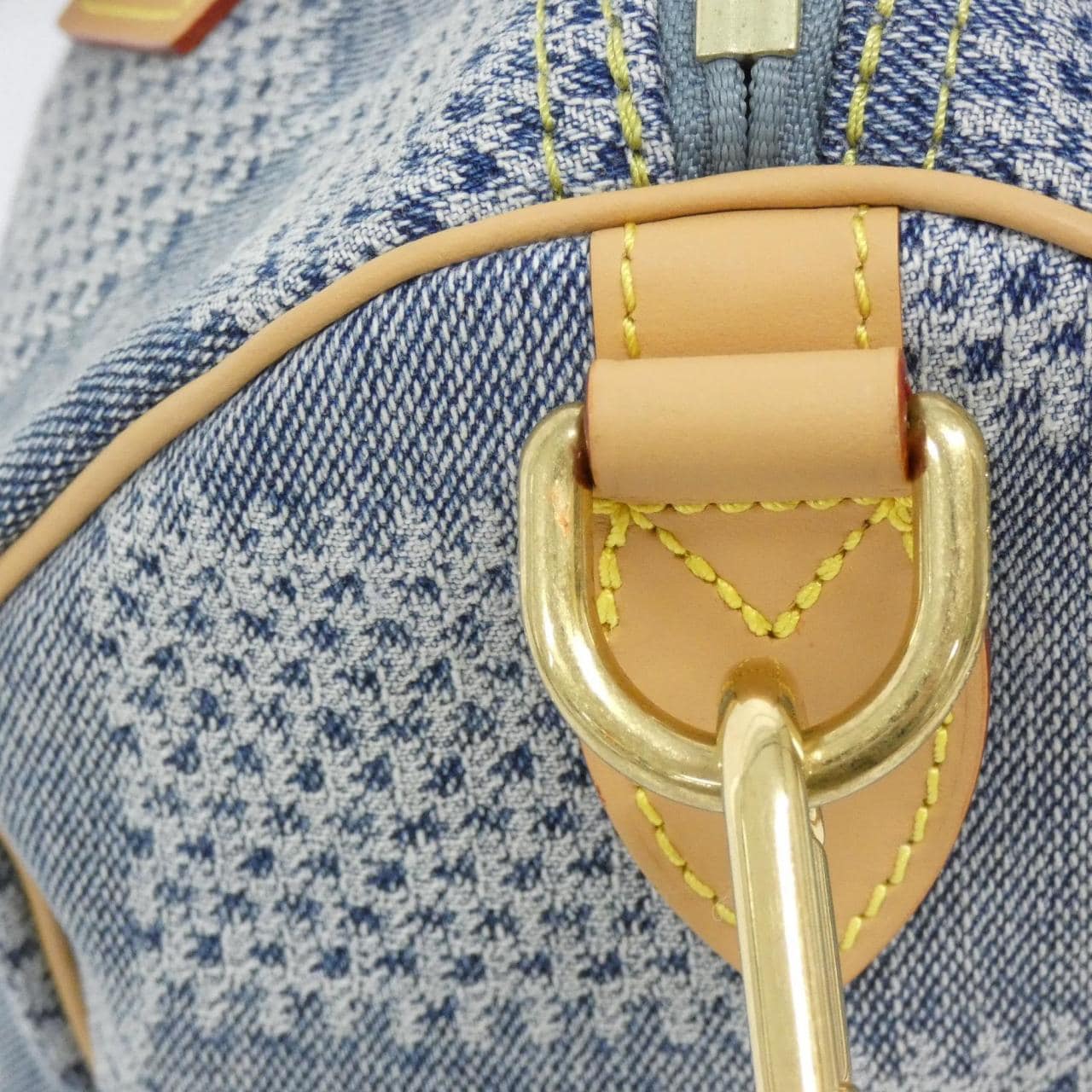 ルイヴィトン ダミエ デニム 3D スピーディ バンドリエール 25cm N40700 バッグ