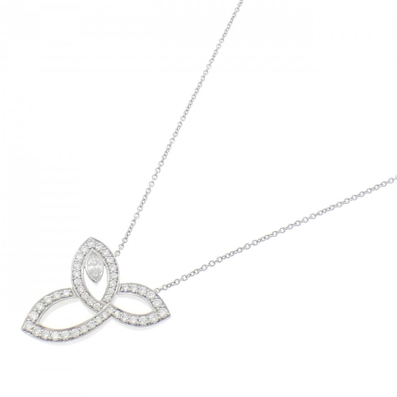 ハリーウィンストン リリークラスター ネックレス 0.12CT