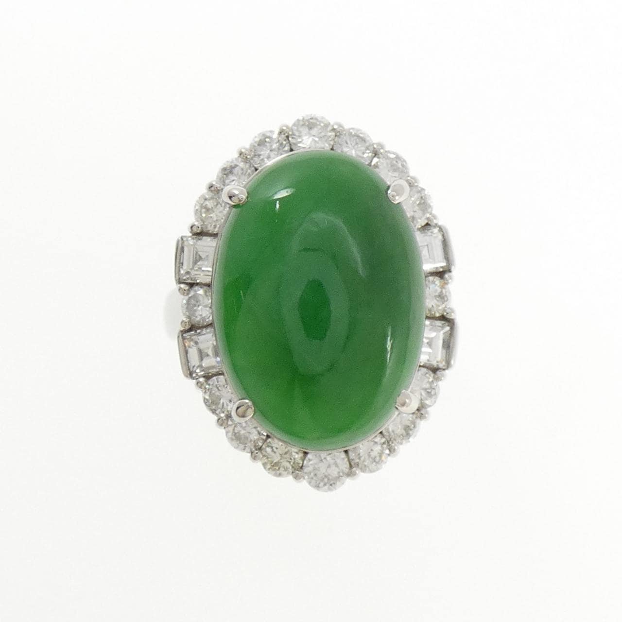 PT900 ヒスイ リング 10.750CT