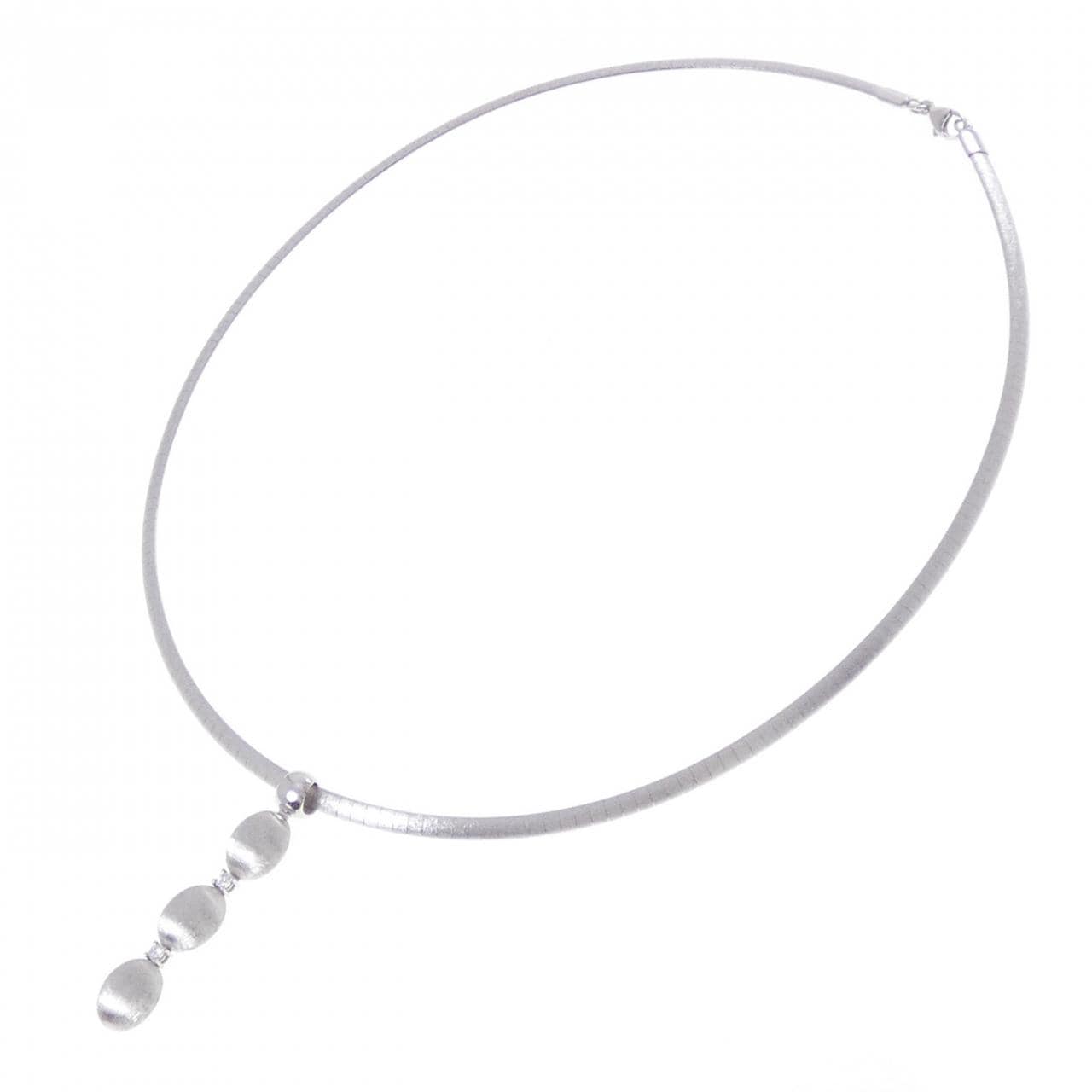 ナニス 750WG ネックレス 0.09CT