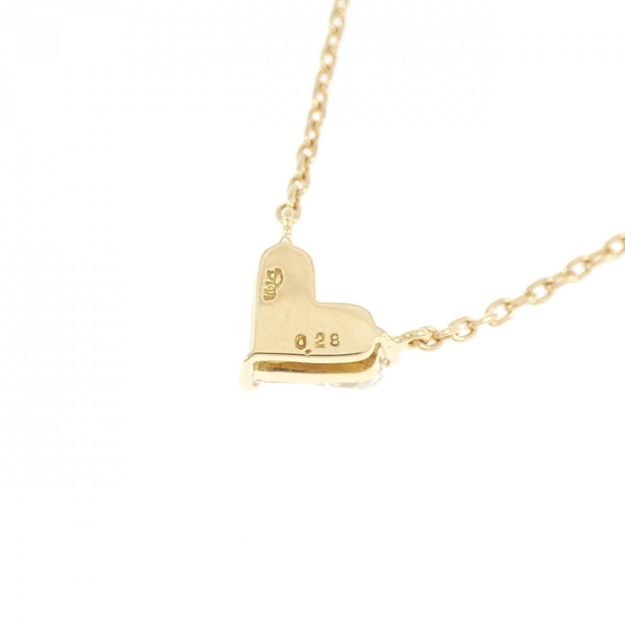 スタージュエリー ミステリアスハート ネックレス 0.28CT